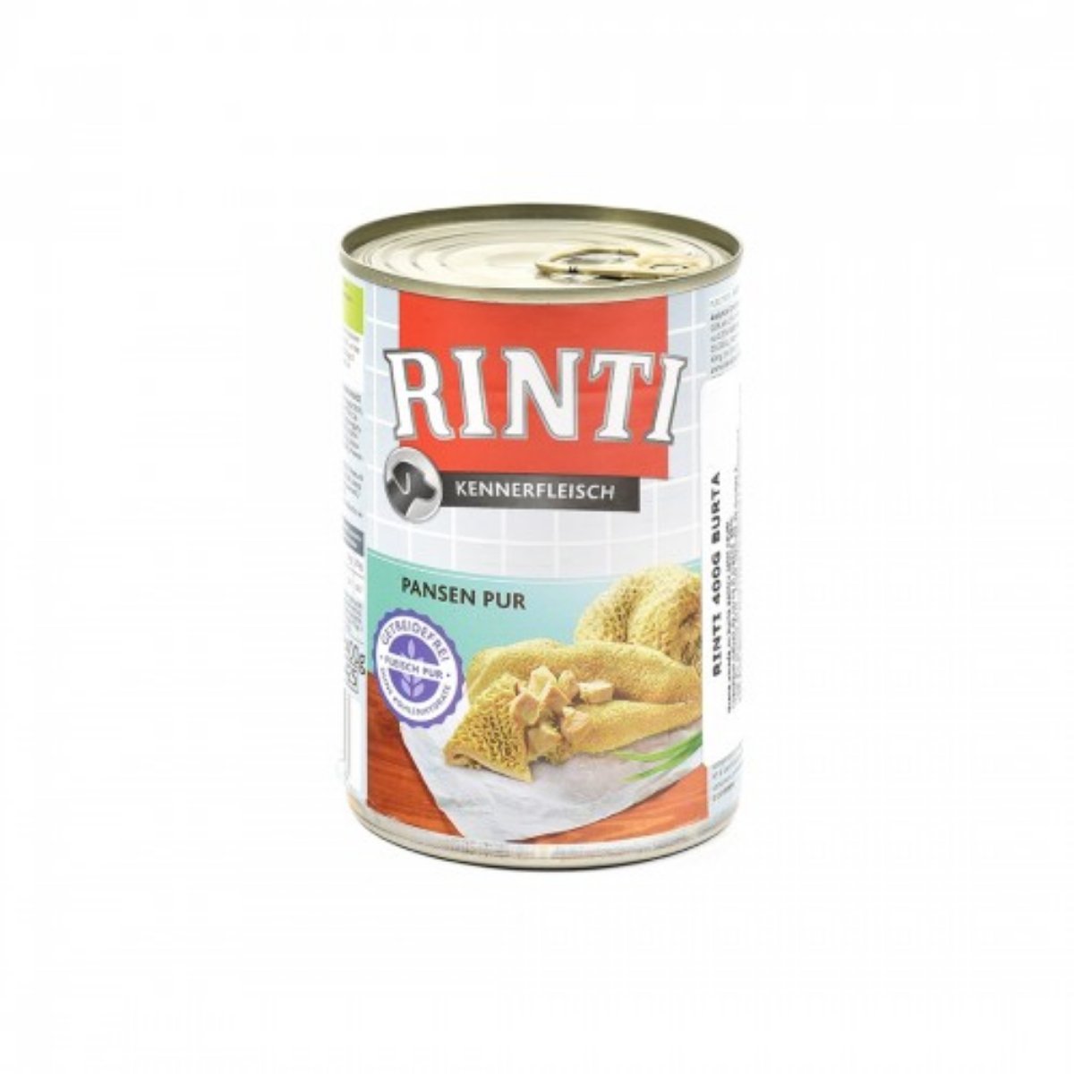 RINTI, XS-XL, Burtă, conservă hrană umedă fără cereale câini, (în suc propriu), 400g - 1 | YEO