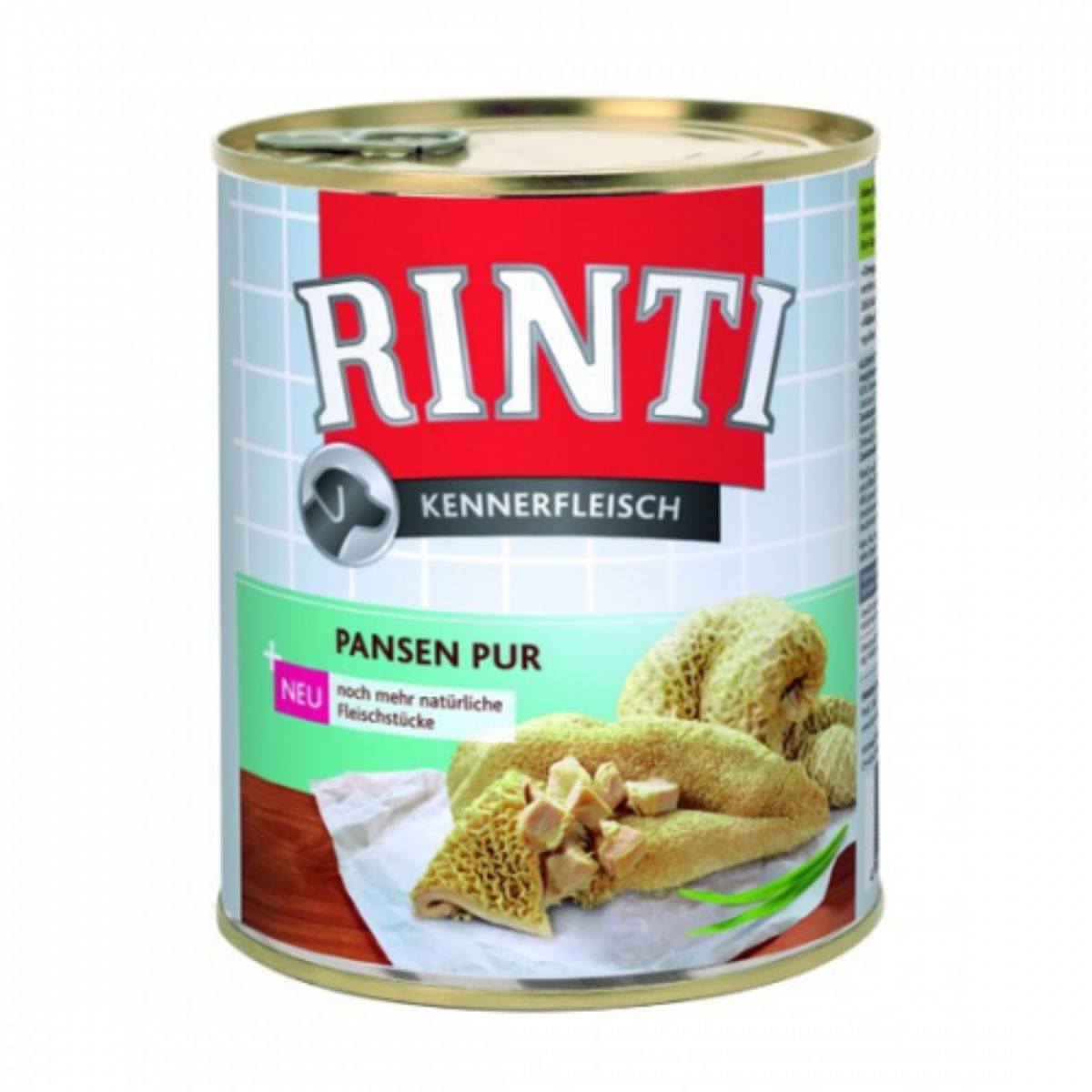 RINTI, XS-XL, Burtă, conservă hrană umedă fără cereale câini, (în suc propriu), 800g - 1 | YEO