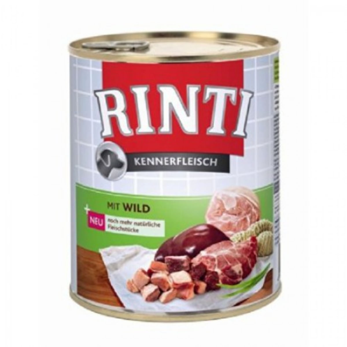 RINTI, XS-XL, Vânat, conservă hrană umedă fără cereale câini, (în suc propriu), 800g - 1 | YEO