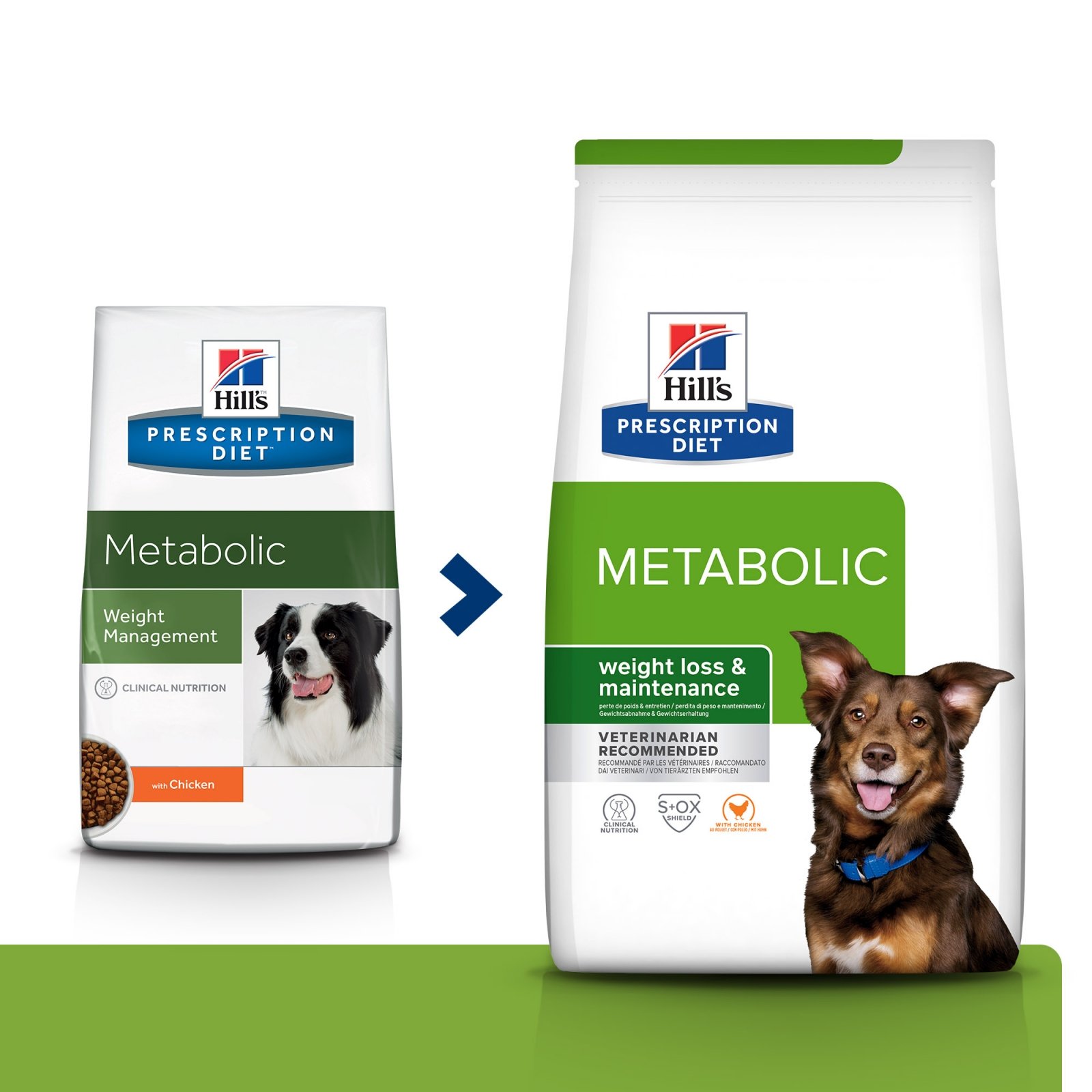 HILL\'S Prescription Diet Metabolic, Pui, dietă veterinară câini, hrană uscată, afecțiuni metabolice (obezitate) HILL\'S Prescription Diet Metabolic, Pui, dietă veterinară câini, hrană uscată, metabolism (obezitate si diabet), 1.5kg - 3 | YEO