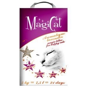 MAGICAT, Lavanda, așternut igienic pisici, granule, bentonită, aglomerant, neutralizare mirosuri, 5kg - 1 | YEO