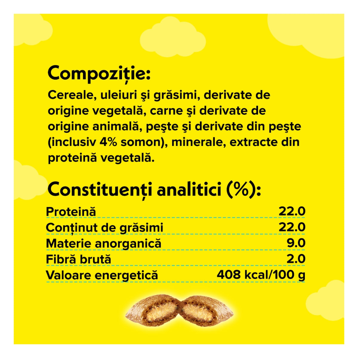 DREAMIES, Somon, punguță recompense pisici, 60g