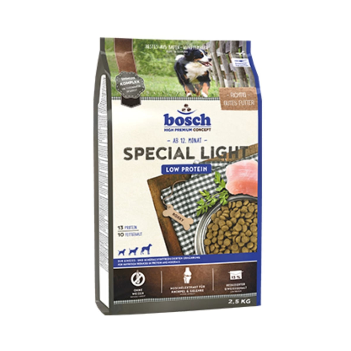 BOSCH Special Light, Pui, hrană uscată câini, managemetul greutății, 12.5kg - 1 | YEO