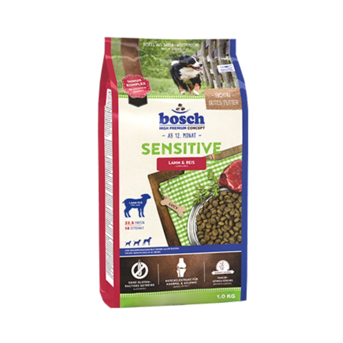 BOSCH Sensitive, cu Miel și Orez, hrană uscată câini, sensibilitați digestive BOSCH Sensitive, cu Miel și Orez, hrană uscată câini, sensibilități digestive, 15kg