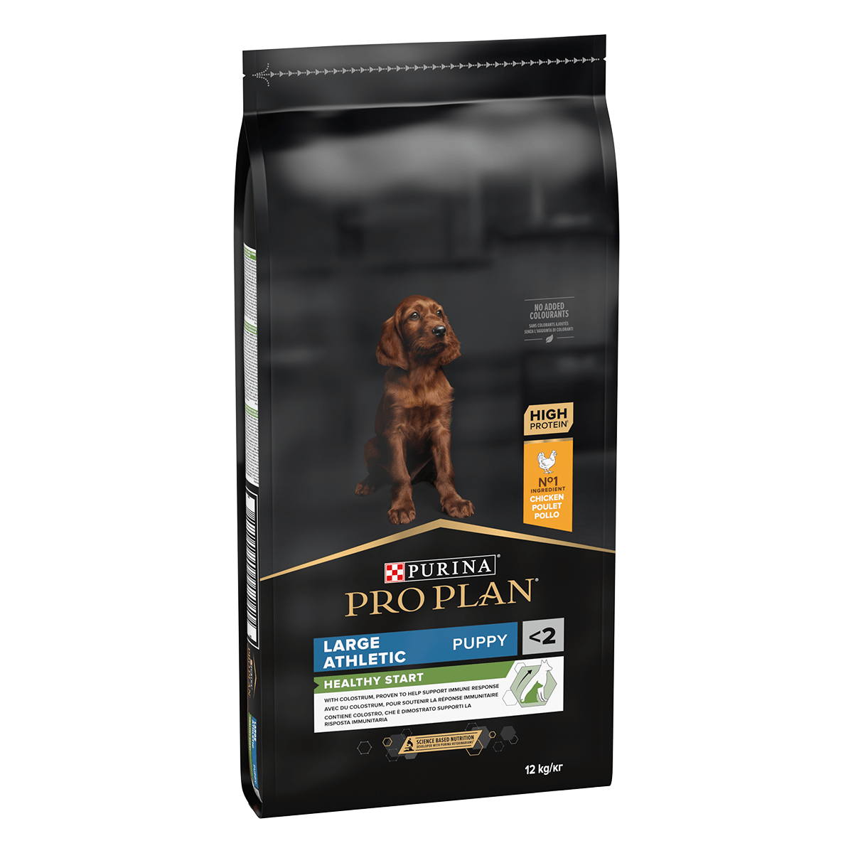 PURINA Pro Plan Athletic Puppy L, Pui, hrană uscată câini junior, constituție atletică, 12kg