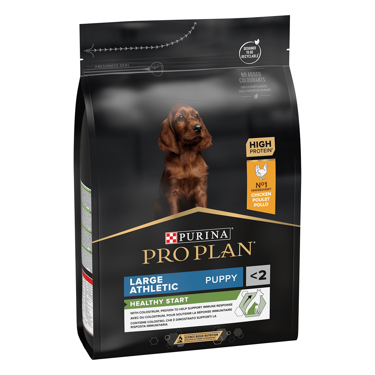 PURINA Pro Plan Athletic Puppy L, Pui, hrană uscată câini junior, constituție atletică, 3kg