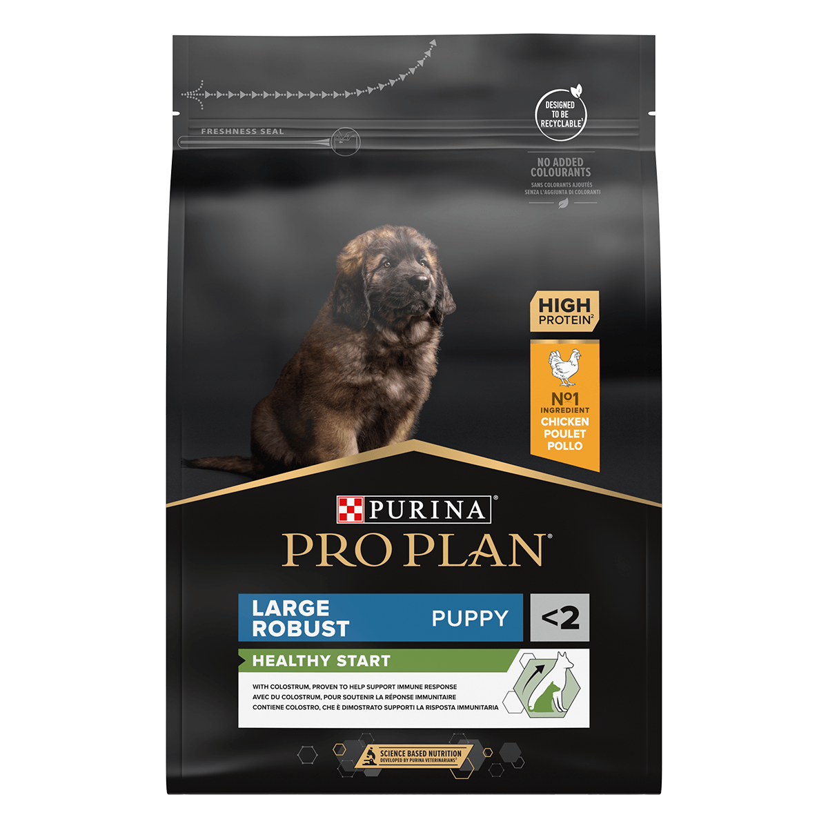 PURINA Pro Plan Robust Puppy L, Pui, hrană uscată câini junior, constituție robustă, 3kg - 4 | YEO