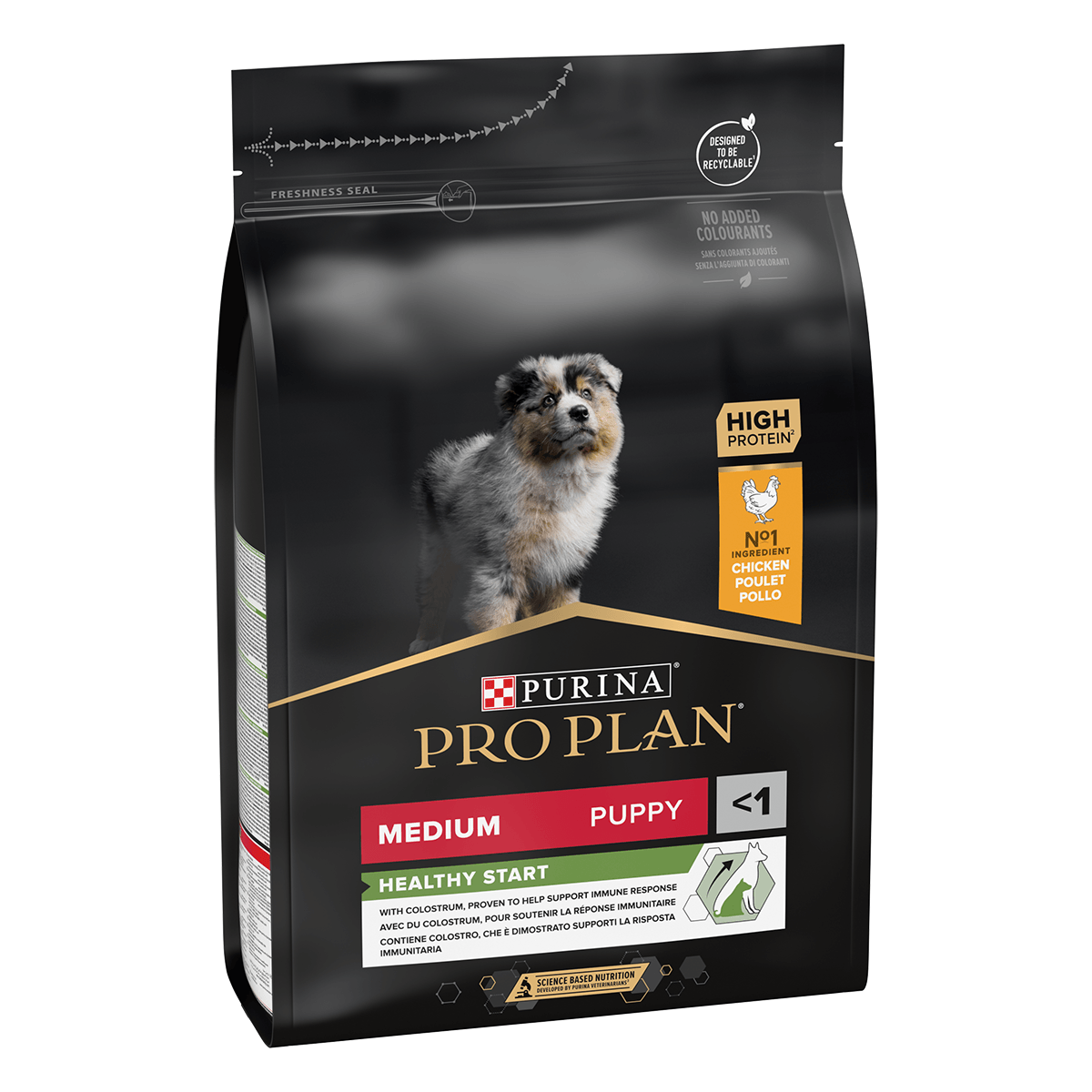 PURINA Pro Plan Puppy M, Pui, hrană uscată câini junior, 3kg - 4 | YEO