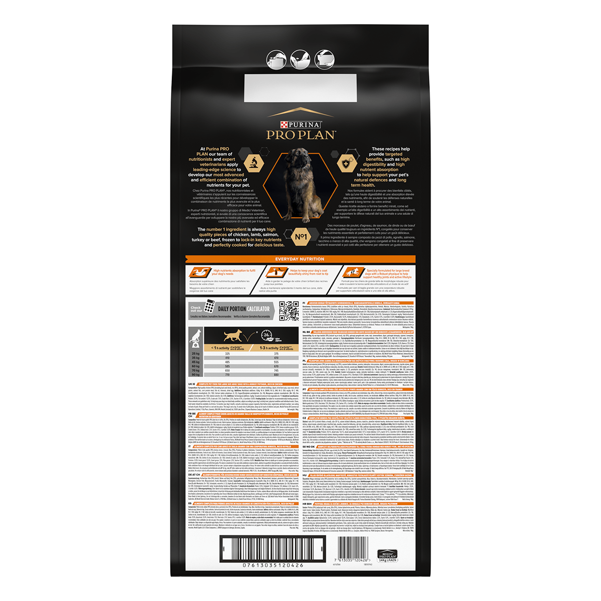 PURINA Pro Plan Robust Adult L, Pui, hrană uscată câini, constituție robustă, 14kg - 1 | YEO