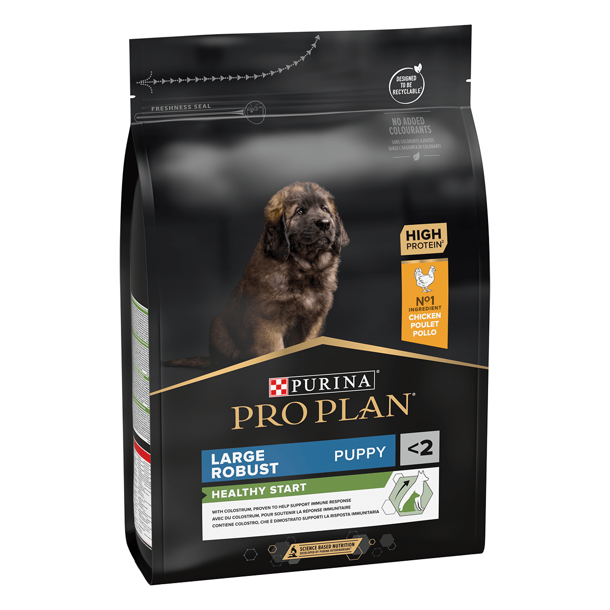 PURINA Pro Plan Robust Puppy L, Pui, hrană uscată câini junior, constituție robustă, 3kg