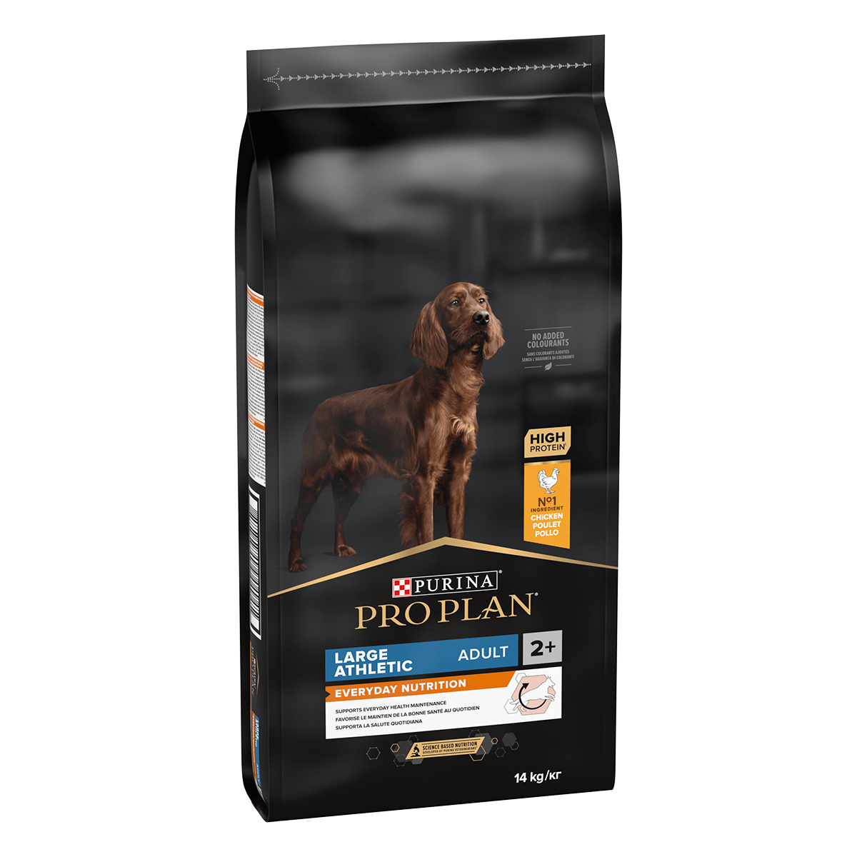 PURINA Pro Plan Athletic Adult L, Pui, hrană uscată câini, constituție atletică, 14kg