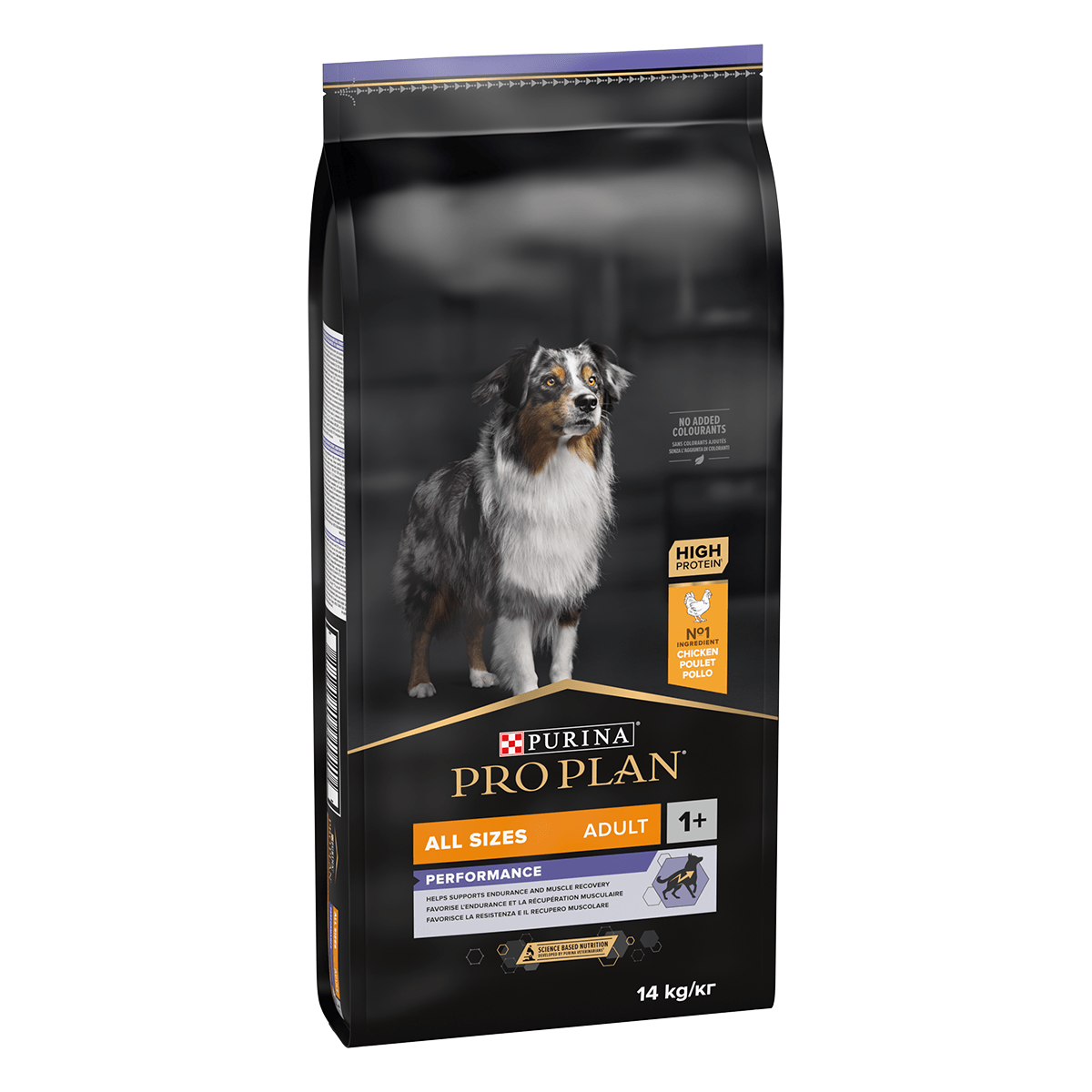 PURINA Pro Plan Performance Adult S-XL, Pui, hrană uscată câini, activitate intensă, 14kg