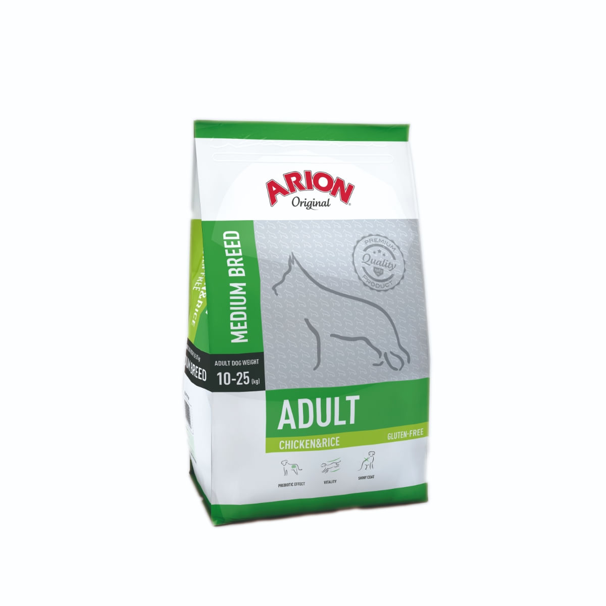 ARION Original Adult M, Pui și Orez, hrană uscată câini, 12kg - 1 | YEO