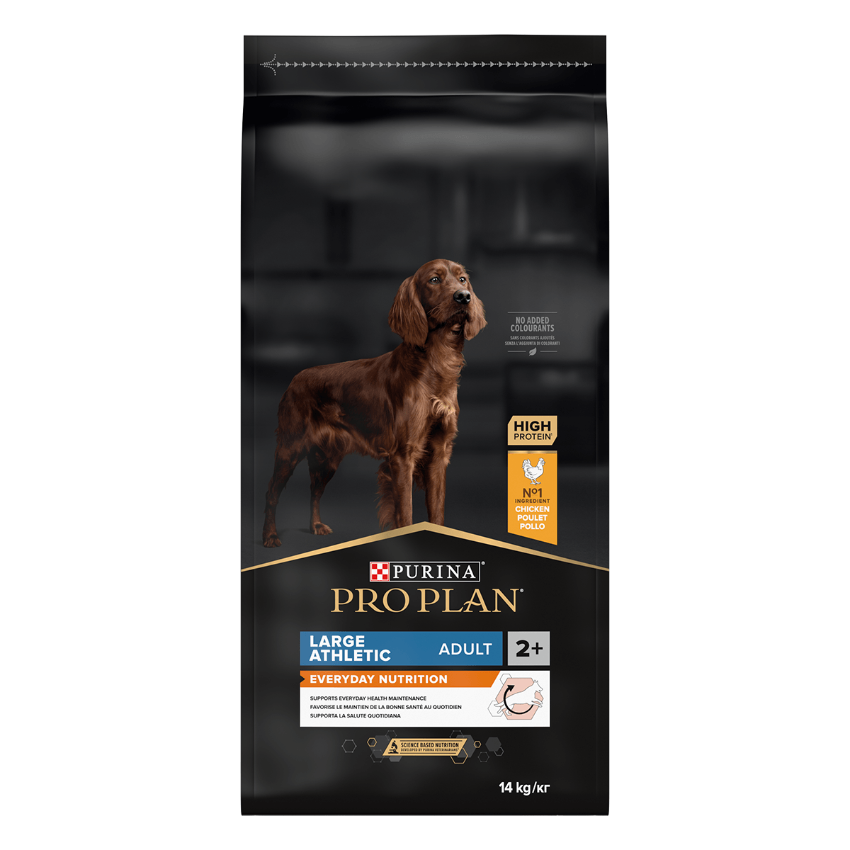 PURINA Pro Plan Athletic Adult L, Pui, hrană uscată câini, constituție atletică, 14kg