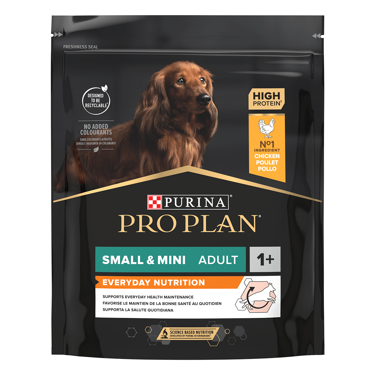 PURINA Pro Plan Adult S, Pui, hrană uscată câini, 700g - 1 | YEO