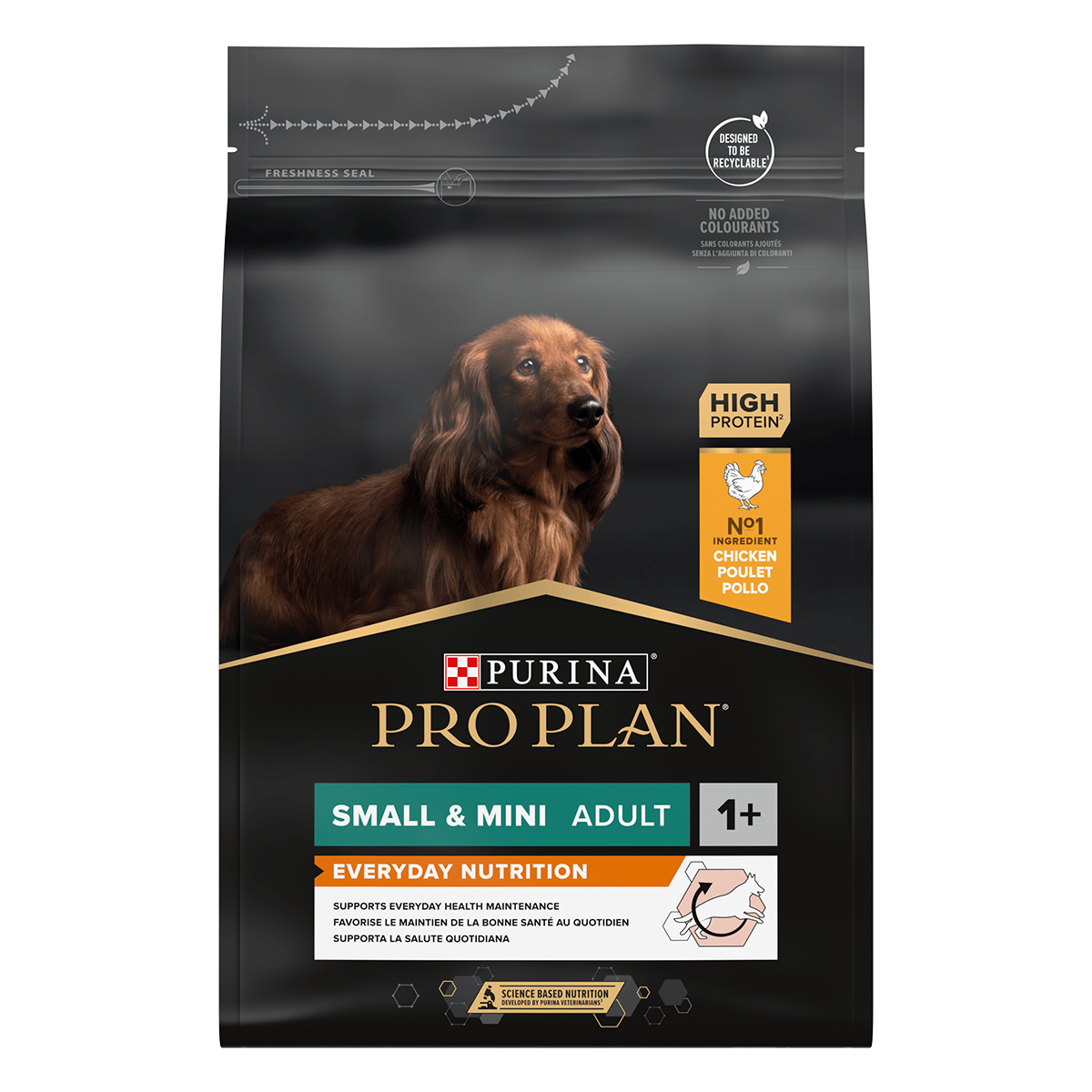 PURINA Pro Plan Adult S, Pui, hrană uscată câini, 3kg