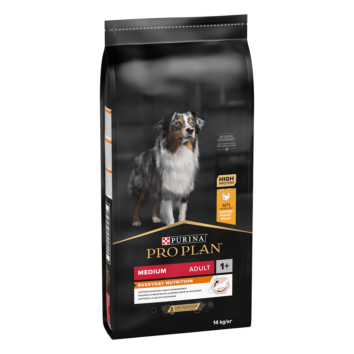 PURINA Pro Plan Adult M, Pui, hrană uscată câini, 14kg