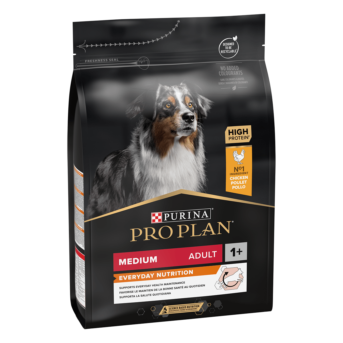 PURINA Pro Plan Adult M, Pui, hrană uscată câini, 3kg
