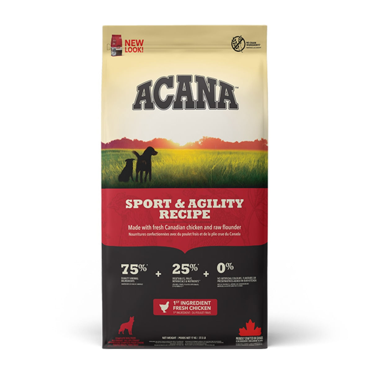 ACANA Dog Sport & Agility, hrană uscată fără cereale câini ACANA Dog Sport&Agility, XS-XL, Pui, hrană uscată fără cereale câini, activitate intensă, 11.4kg - 1 | YEO