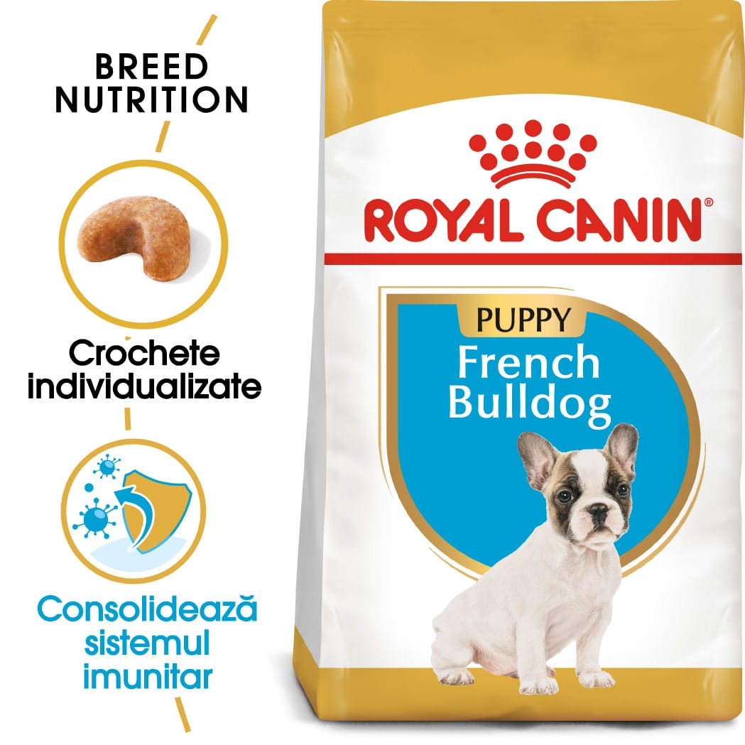 Royal Canin French Bulldog Puppy, hrană uscată câini junior, 3kg