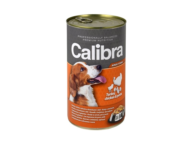 Calibra Dog Conserva Turkey and Chicken and Pasta in Jelly 1240 g