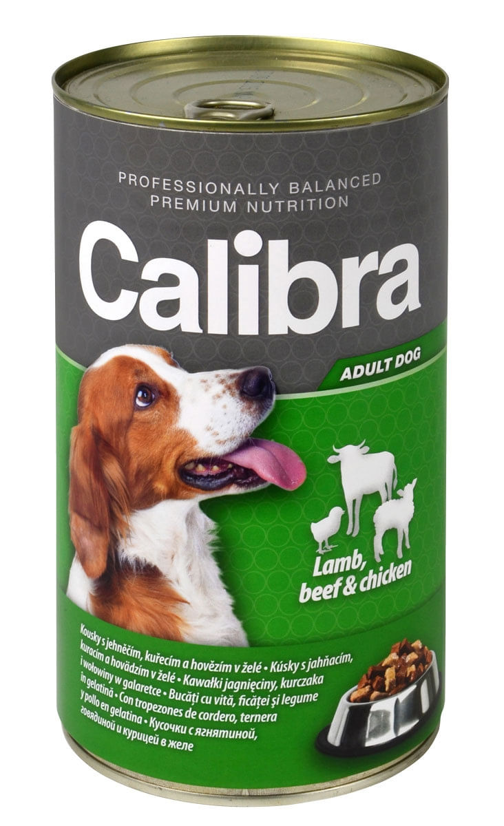 Calibra Dog Conserva Beef and Lamb and Chicken in Jelly 1240 g - 1 | YEO