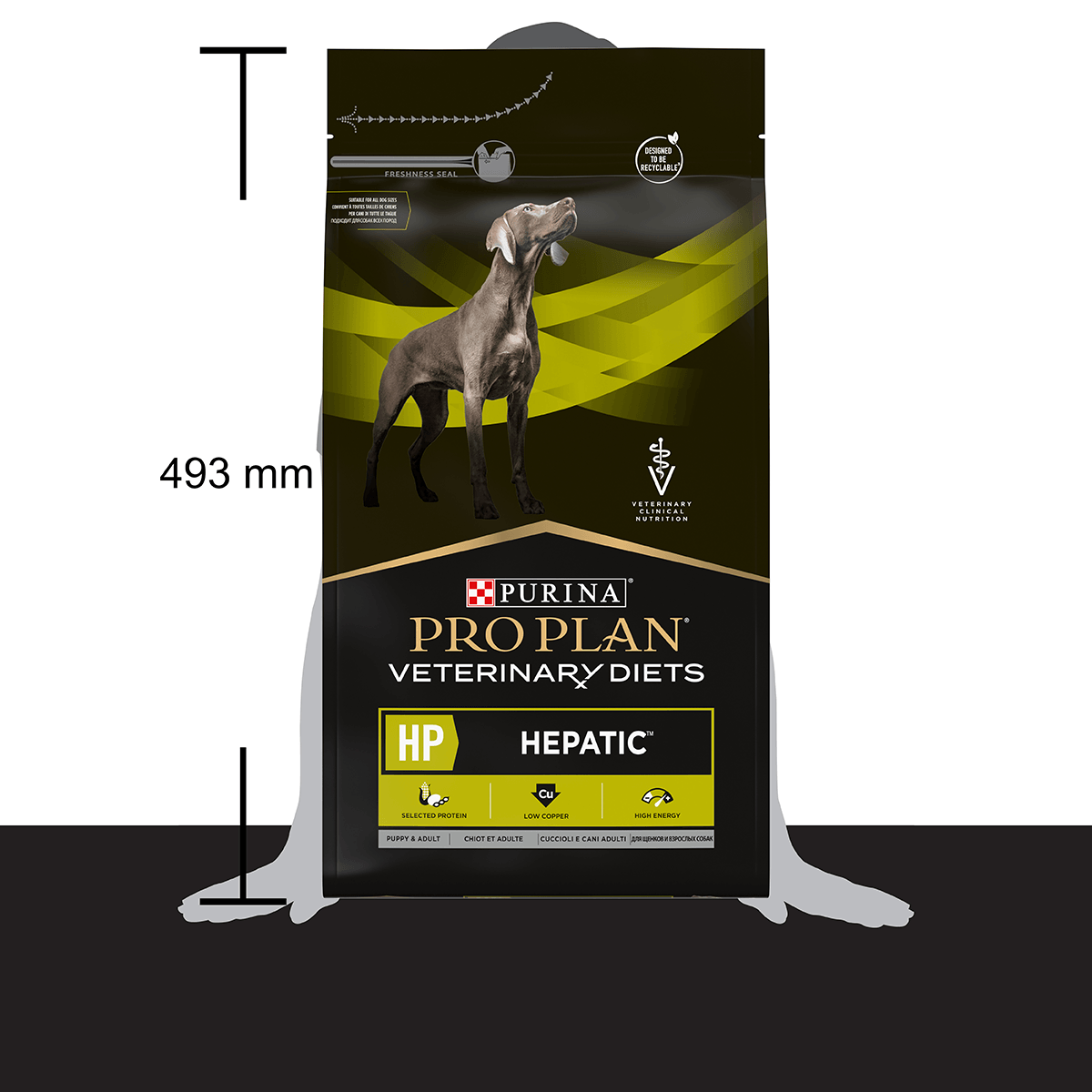 PURINA Pro Plan Veterinary Diets Hepatic, dietă veterinară câini, hrană uscată, afecțiuni hepatice, 3kg - 3 | YEO