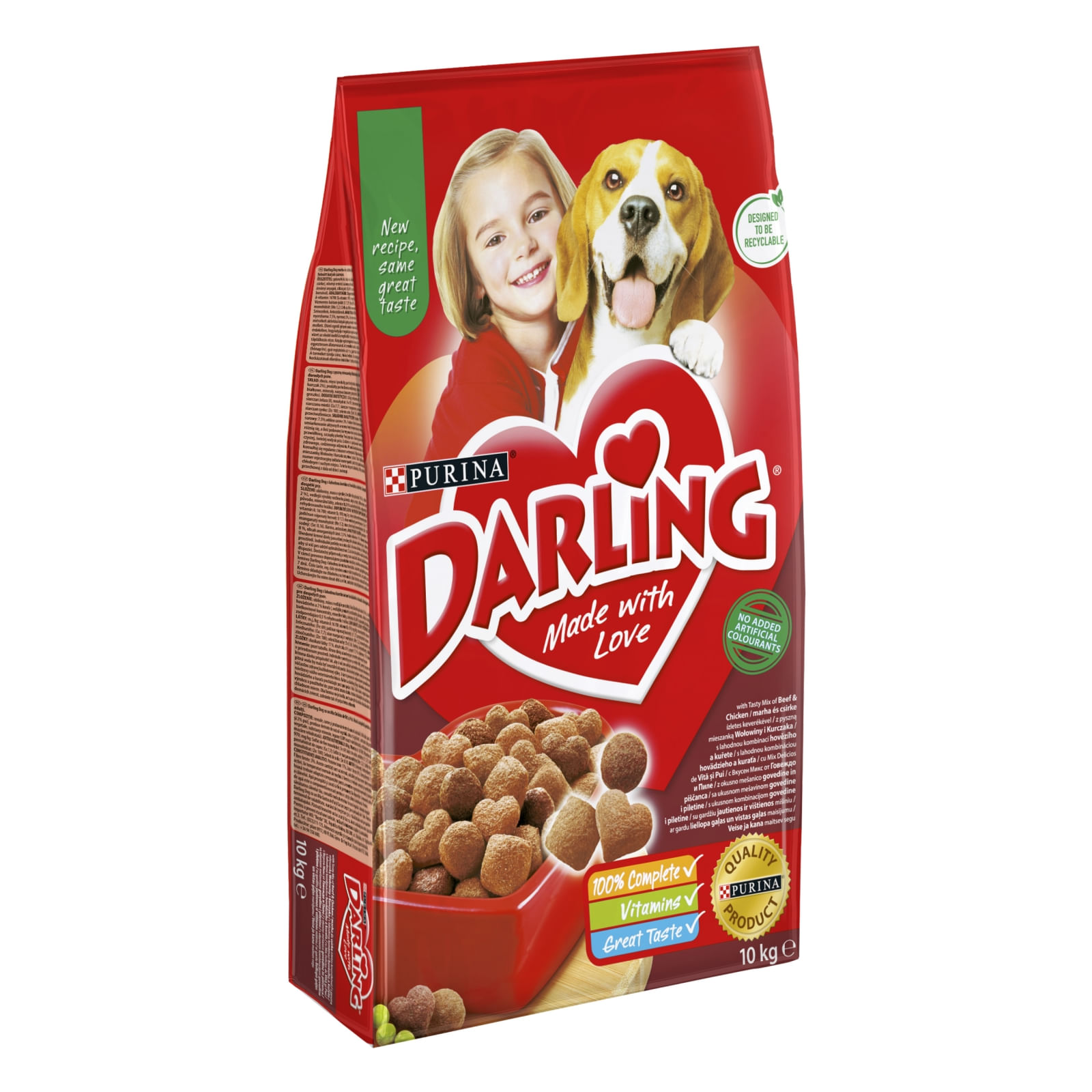 PURINA Darling Adult, Vită cu Legume, hrană uscată pentru câini PURINA Darling Adult, Vită, Pui cu Legume, hrană uscată pentru câini, 10kg - 3 | YEO