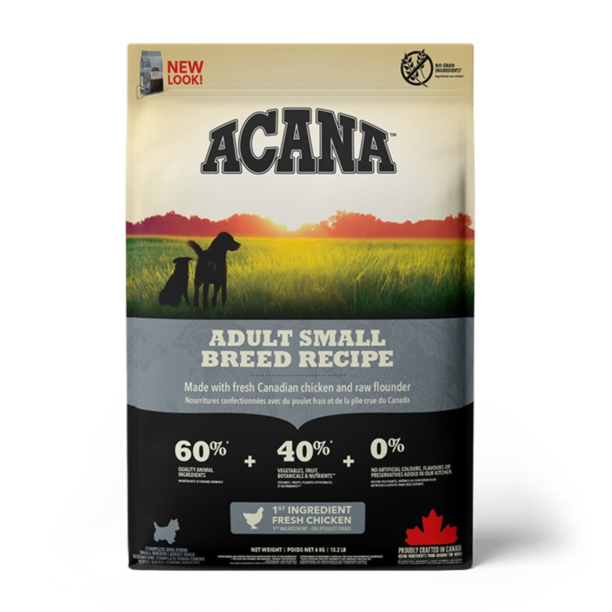 ACANA Dog Adult Small Breed, hrană uscată fără cereale câini ACANA Heritage Adult Small Breed, hrană uscată fără cereale câini, 6kg