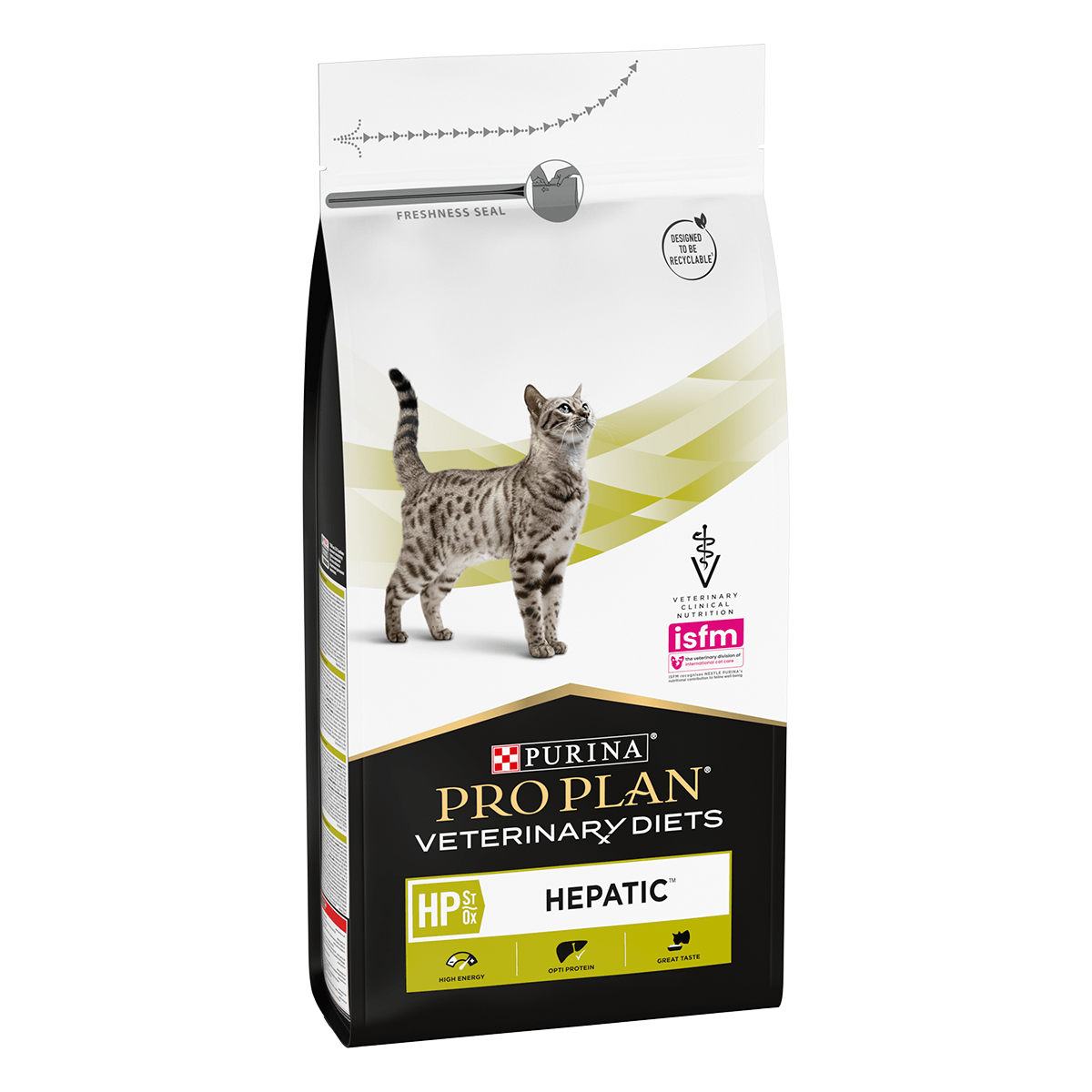 PURINA Pro Plan Veterinary Diets Hepatic, dietă veterinară pisici, hrană uscată, afecțiuni hepatice, 1.5kg - 1 | YEO