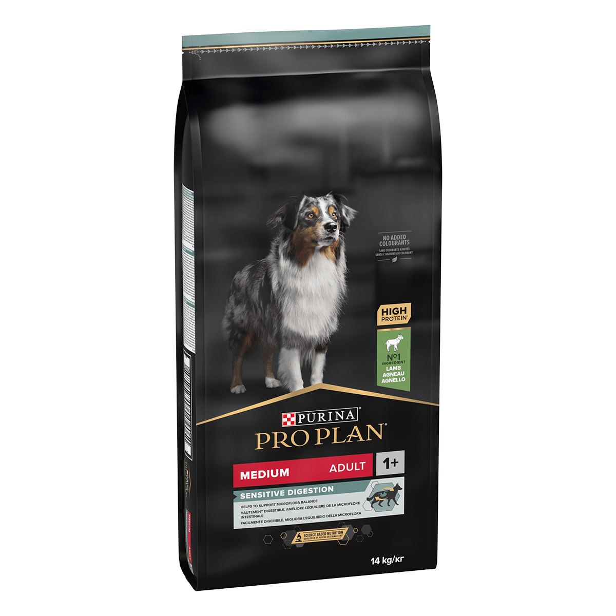 PURINA Pro Plan Sensitive Digestion Adult M, Miel, hrană uscată câini, sensibilități digestive, 14kg - 4 | YEO