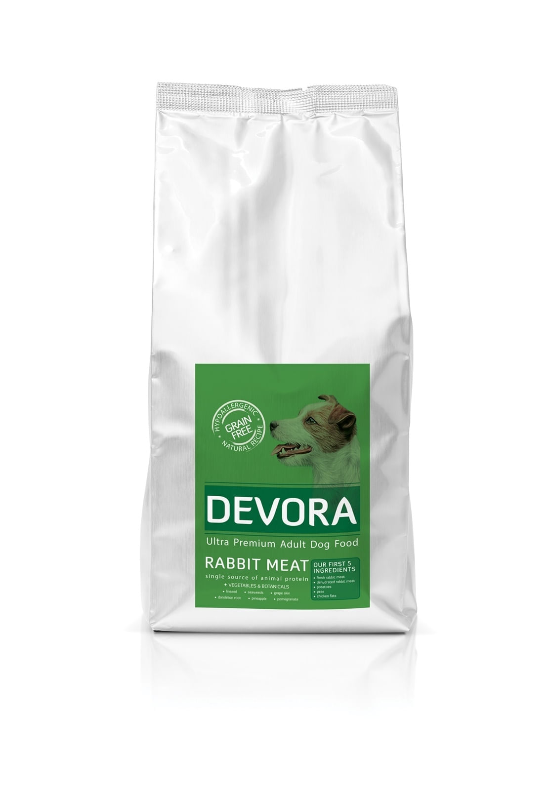 Devora Grain Free Iepure, 7.5 kg