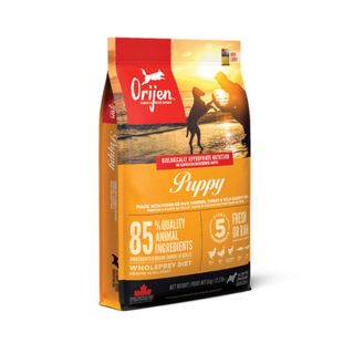 ORIJEN Puppy, XS-XL, Pui și Curcan, hrană uscată fără cereale câini junior, 6kg