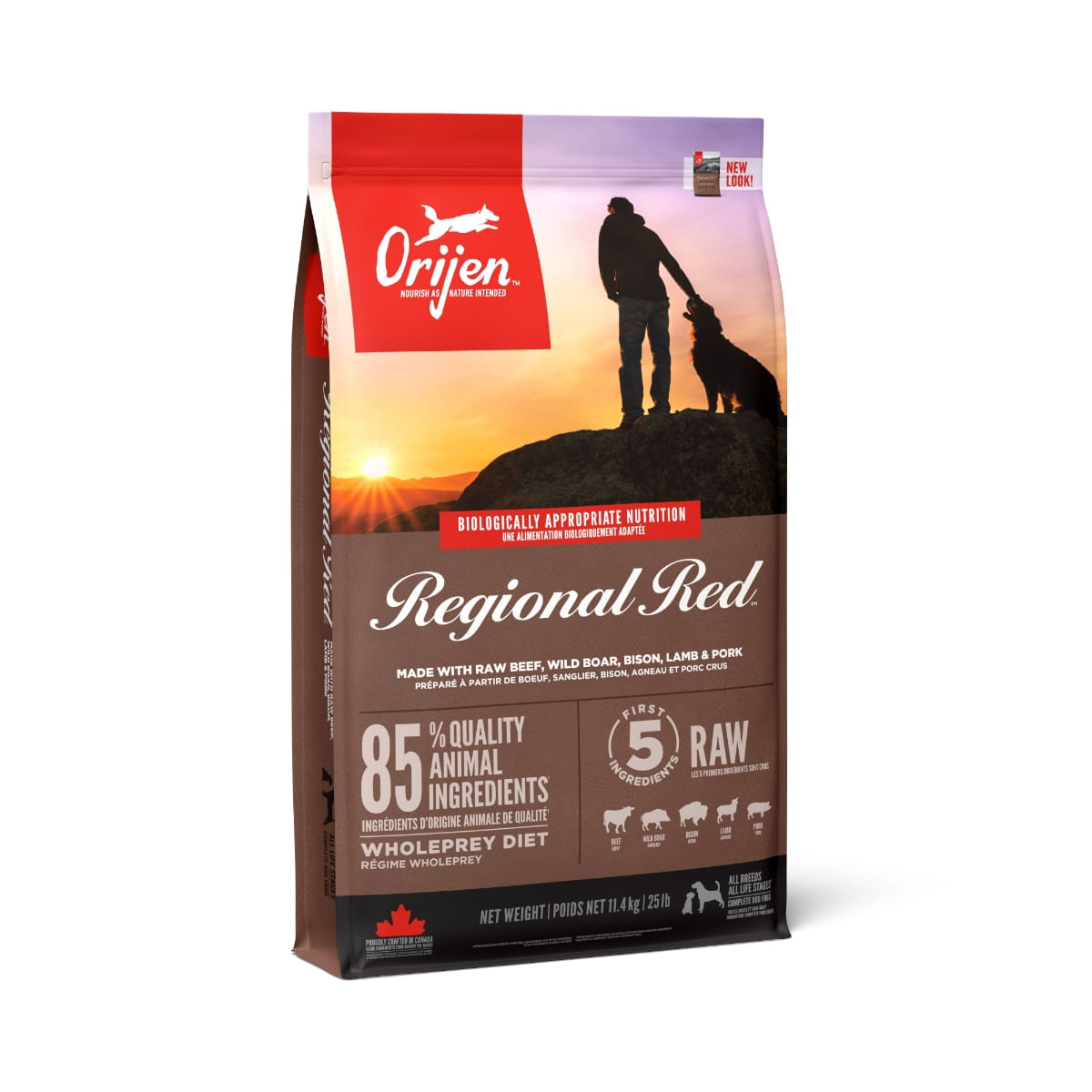 ORIJEN Regional Red, hrană uscată fără cereale câini, 11.4kg - 1 | YEO