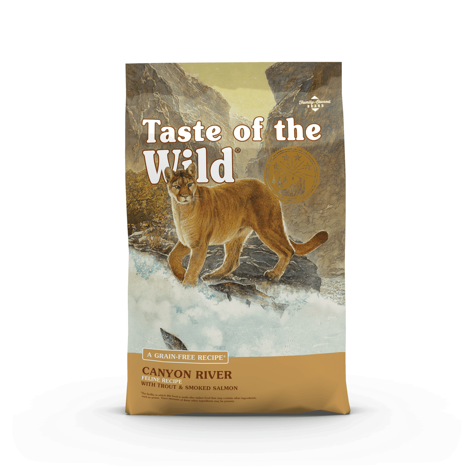 TASTE OF THE WILD Canyon River, Păstrăv și Somon, hrană uscată fără cereale pisici, 6.6kg - 1 | YEO