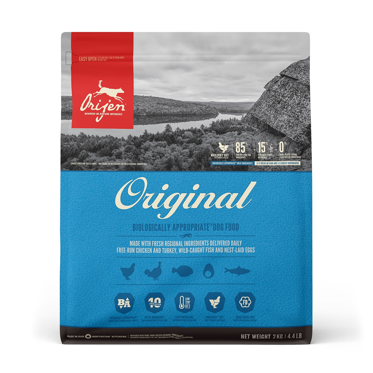 ORIJEN Original Adult Dog, hrană uscată fără cereale câini, 2kg - 2 | YEO