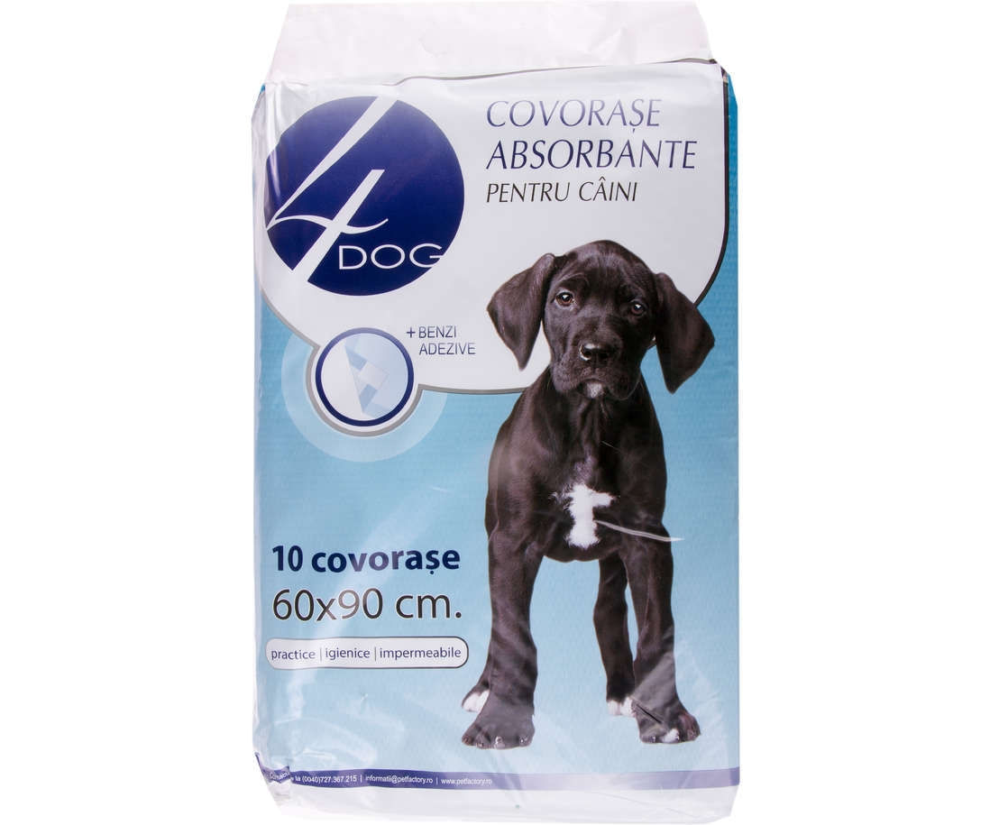 Covorase Igienice 4Dog 60 x 90 cm, 10 Buc - 1 | YEO