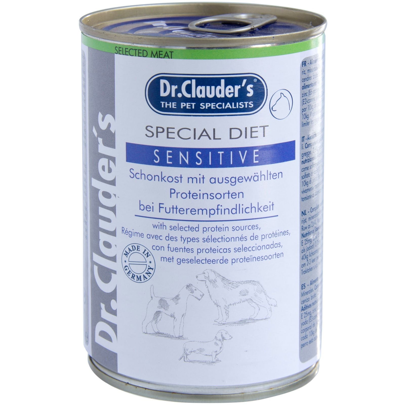 CONSERVA DR. CLAUDER\'S SENSITIVE, 400 G