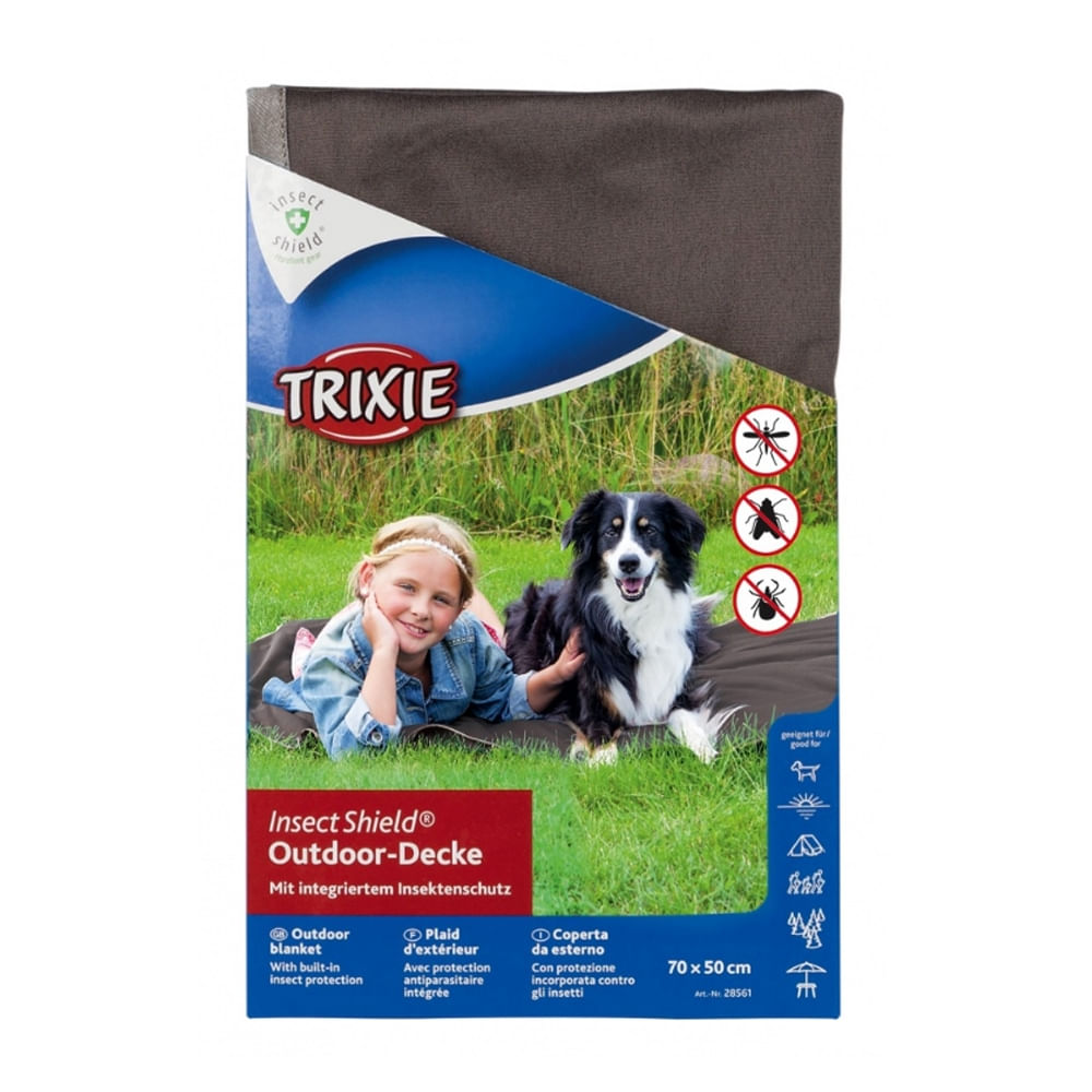 Patura Trixie cu Protectie Insecte, &#039;Insect Shield&#039; Patura Cu Protectie Impotriva Insectelor, &#039;Insect Shield&#039;, Maro, 70 X 50 Cm
