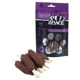 PET'S DESSERT Stick, XS-XL, Miel și Brânză, punguță recompense fără cereale câini, 500g