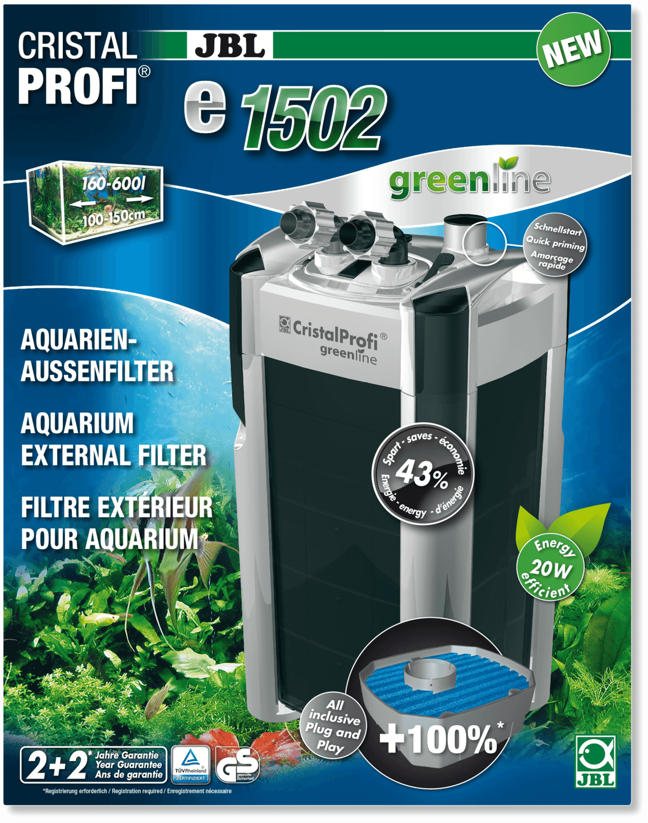 JBL CristalProfi greenline JBL CristalProfi e1902 greenline