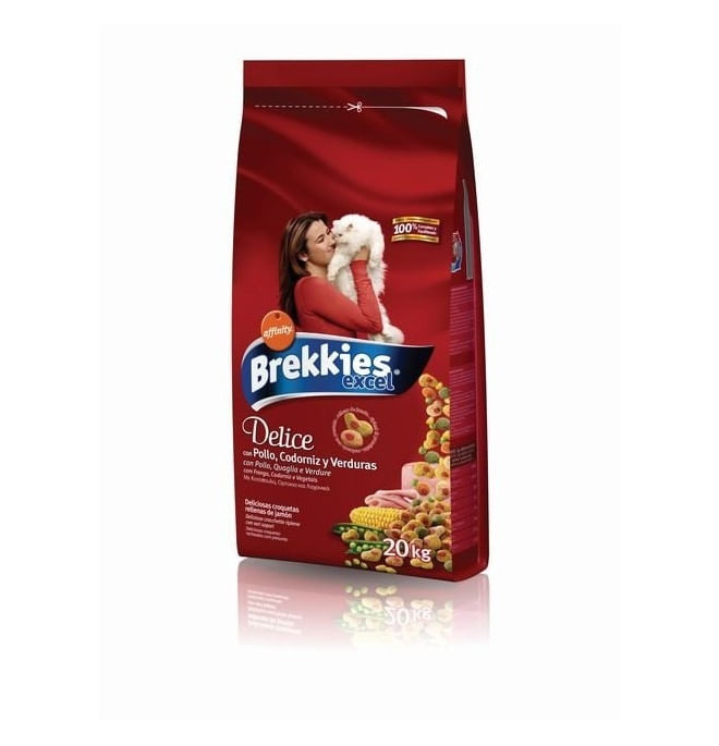 Brekkies Excel Cat Delice cu Carne de Pui si Curcan, 20 kg