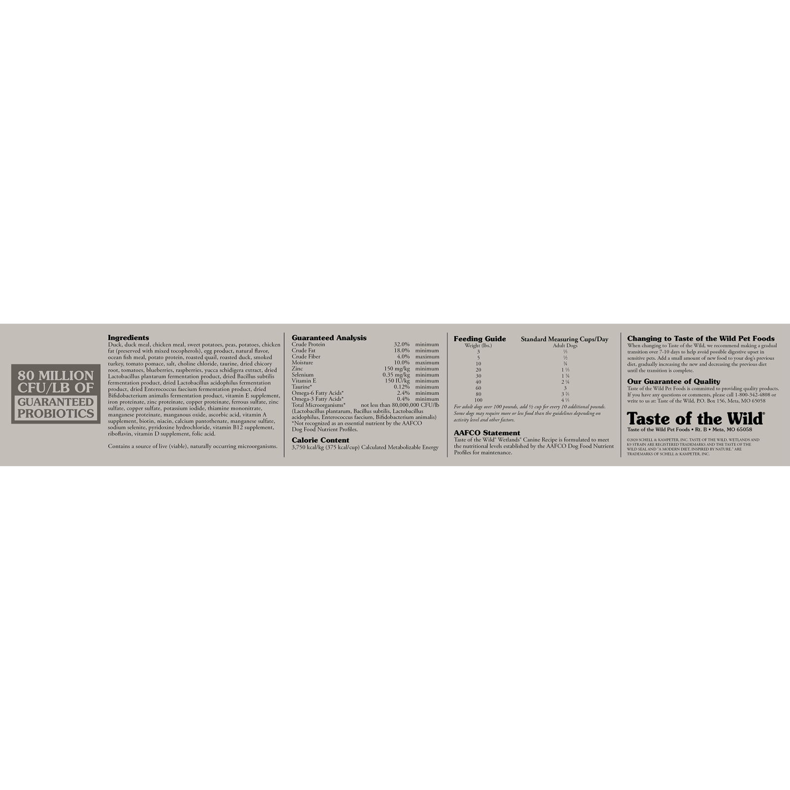 TASTE OF THE WILD Wetlands, Rață, hrană uscată fără cereale câini, 2kg - 2 | YEO