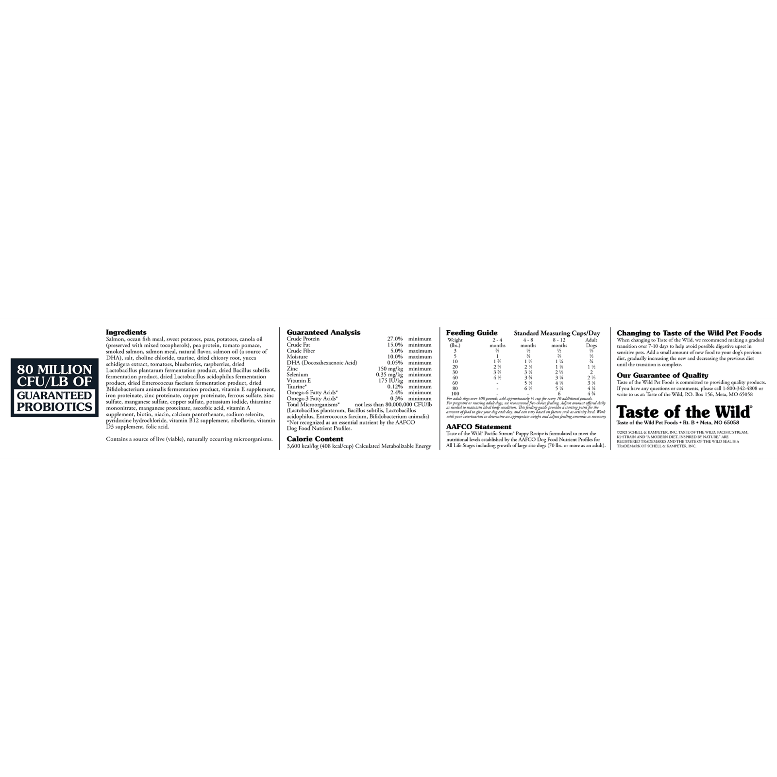 TASTE OF THE WILD Pacific Stream Puppy, Somon, hrană uscată fără cereale câini junior, 12.2kg - 1 | YEO