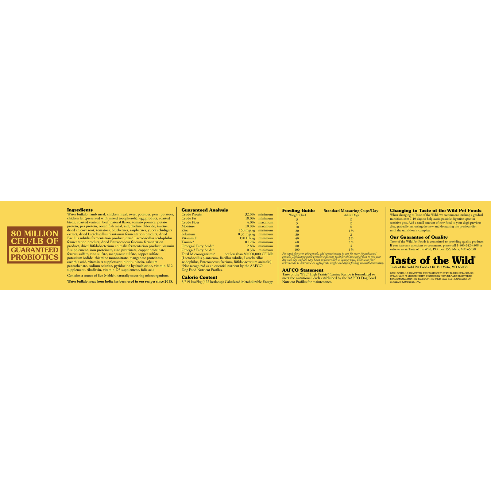 TASTE OF THE WILD High Prairie, Bizon și Vânat, hrană uscată fără cereale câini, 12.2kg - 3 | YEO