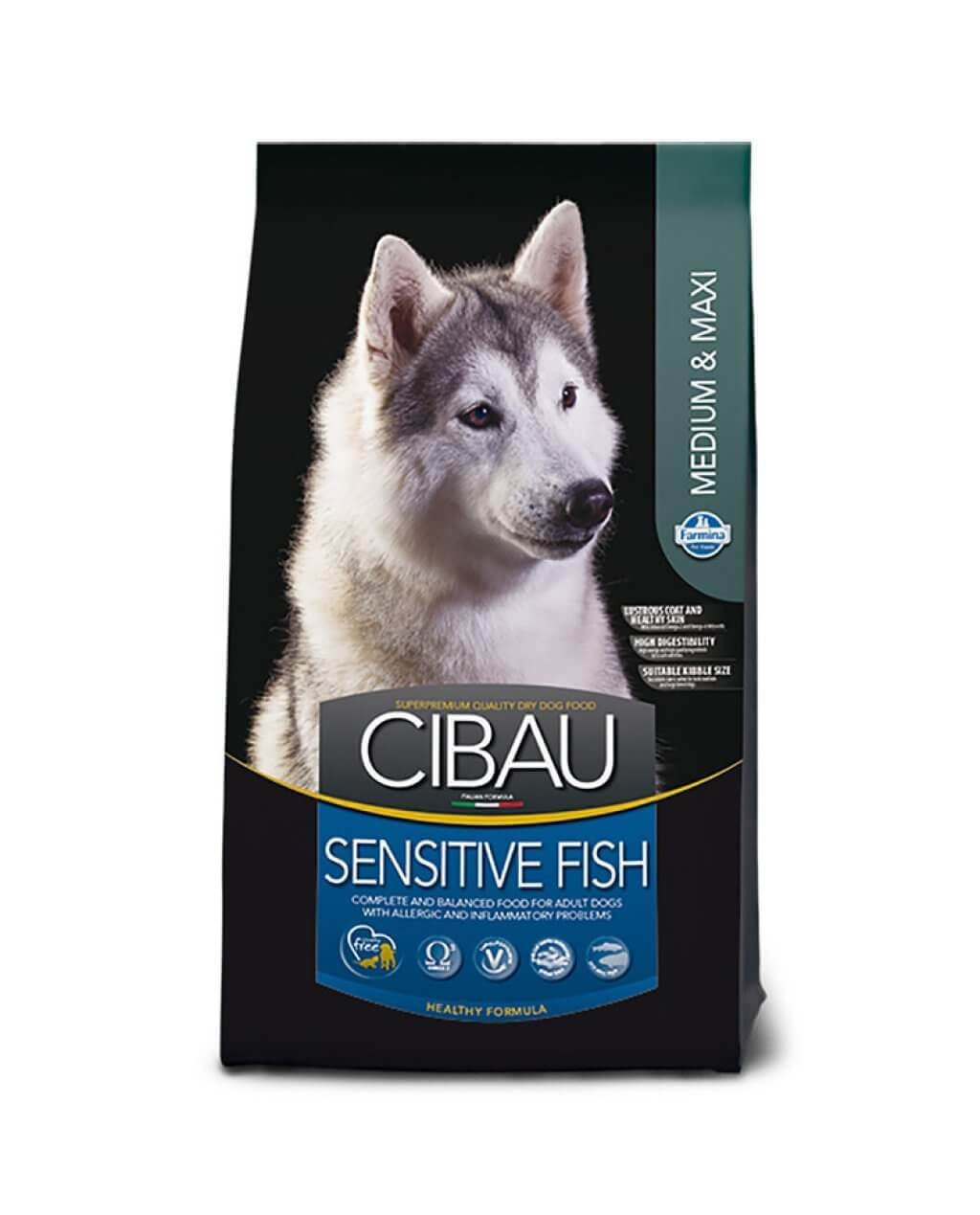 Cibau Sensitive Fish Medium/Maxi 12 kg - 1 | YEO