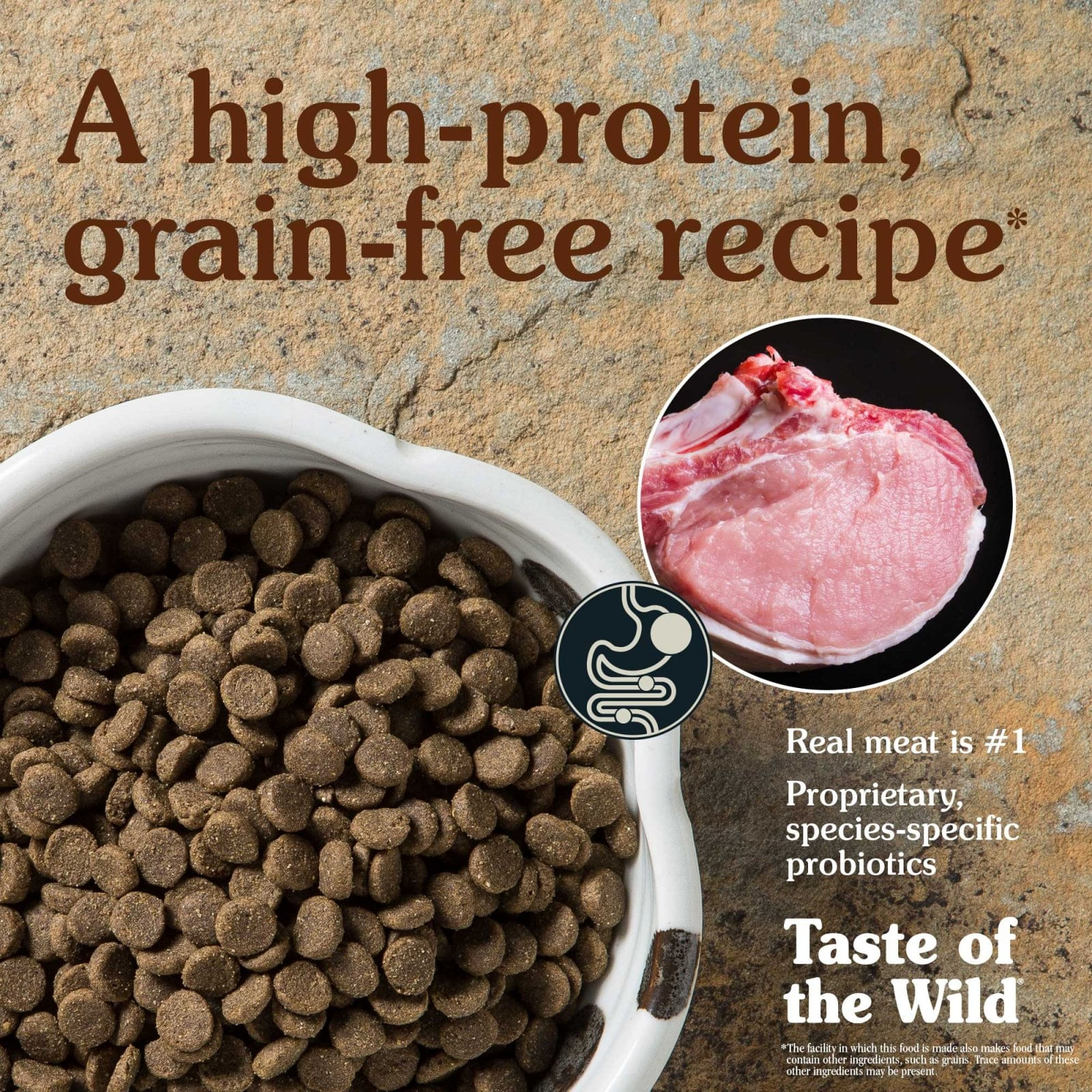 TASTE OF THE WILD Southwest Canyon, Mistreț, hrană uscată fără cereale câini, 2kg