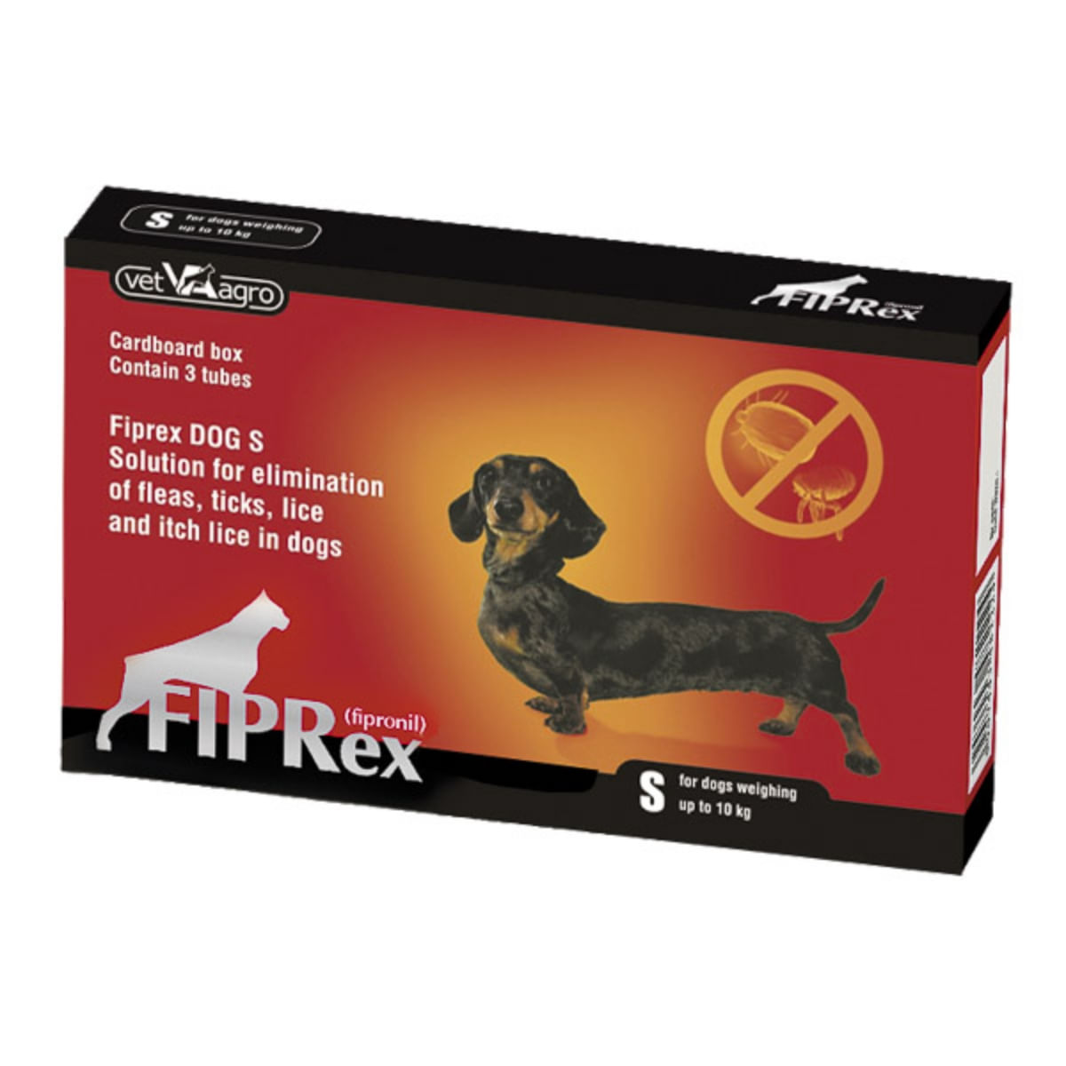 FIPREX, deparazitare externă câini, pipetă repelentă, XS-S(2 - 10kg), 3buc - 1 | YEO