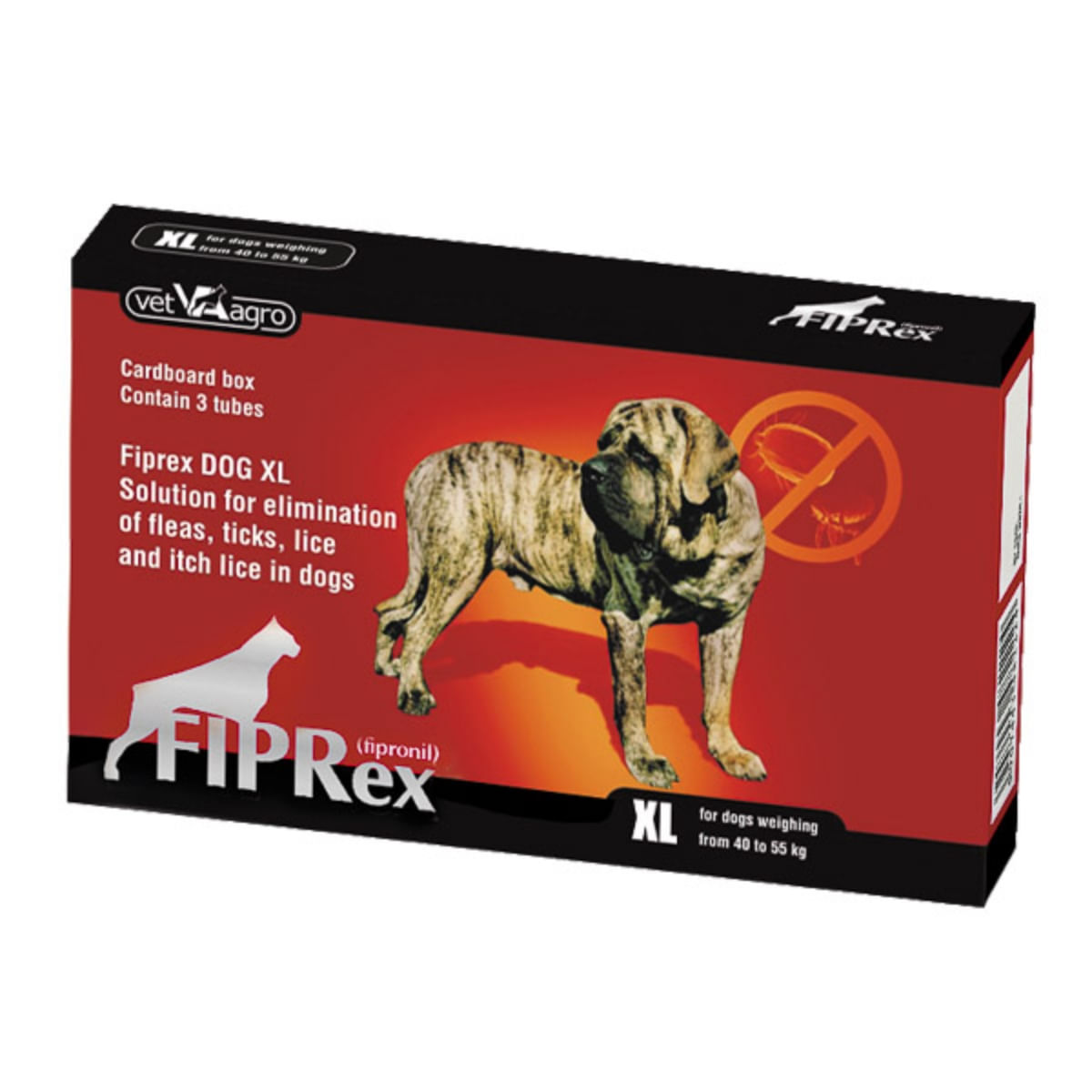 FIPREX, deparazitare externă câini, pipetă repelentă, XL(40 - 60kg), 3buc - 1 | YEO