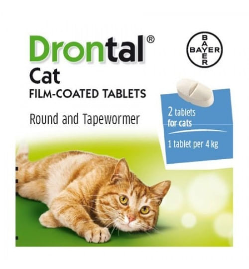 DRONTAL CAT - 2 TABLETE